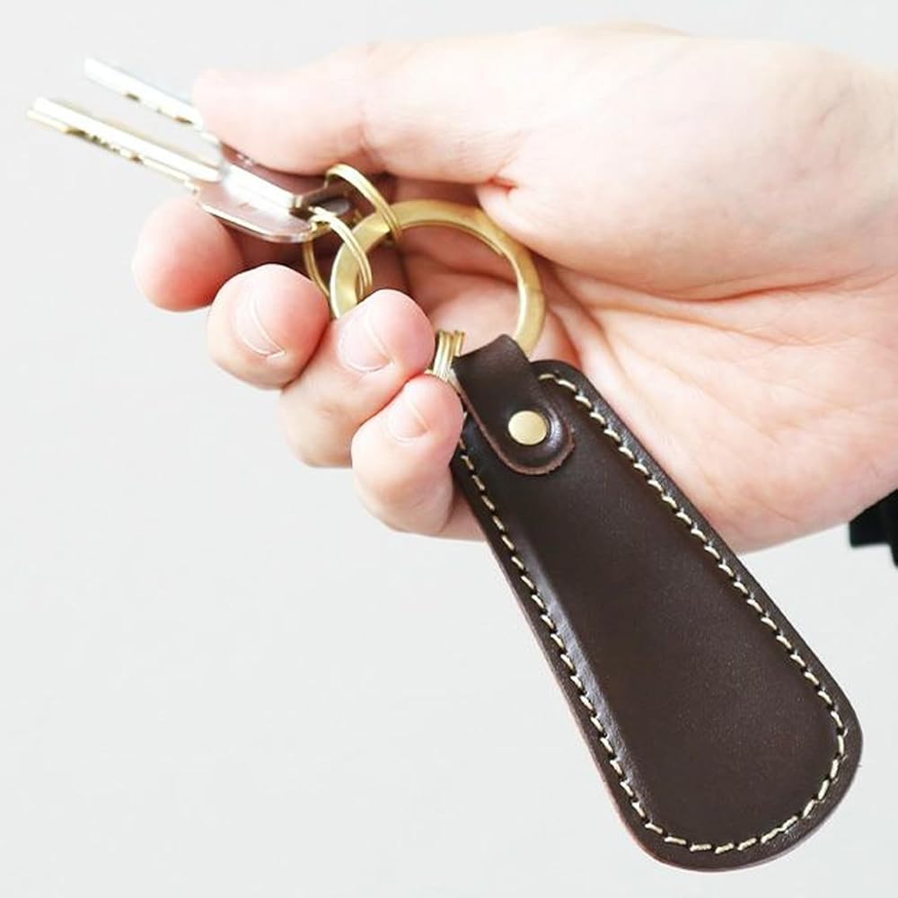 Amazon.co.jp: [ポルコロッソ] 靴べら キーホルダー キーリング